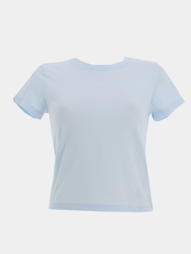 T-shirt à manches courtes chill knit bleu ciel femme - Nike