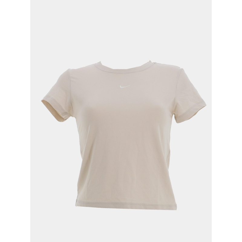 T-shirt à manches courtes chill knited beige femme - Nike