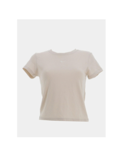 T-shirt à manches courtes chill knited beige femme - Nike
