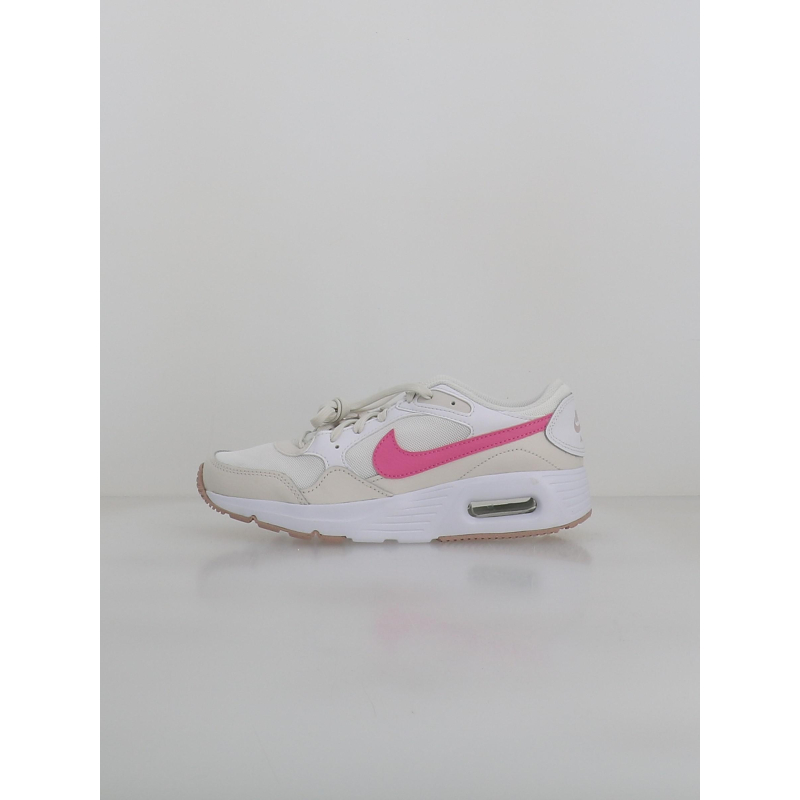 Air max baskets sc gs blanc beige rose enfant - Nike