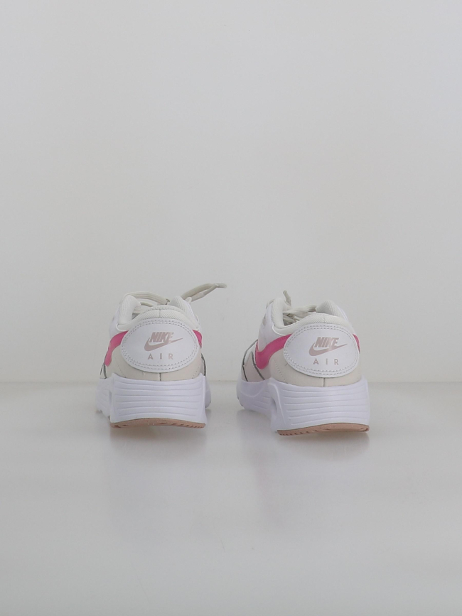 Air max baskets sc gs blanc beige rose enfant - Nike