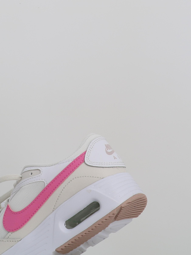 Air max baskets sc gs blanc beige rose enfant - Nike