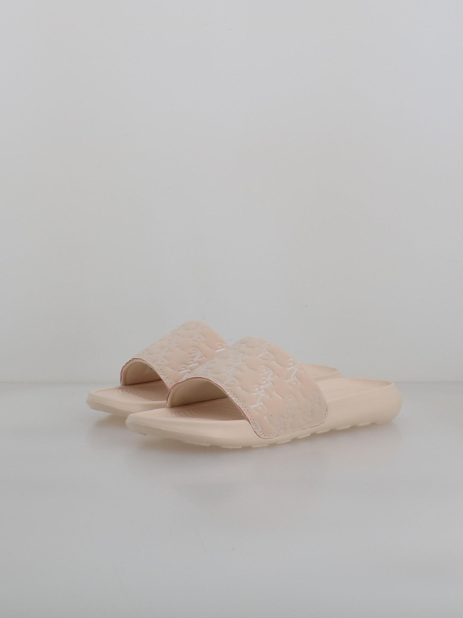 Claquettes victori one slide print rose pâle femme - Nike