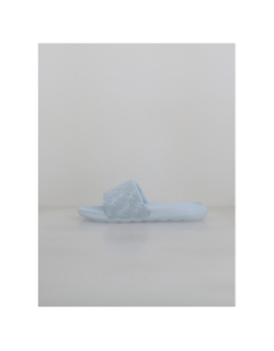 Claquettes victori one slide print bleu femme - Nike