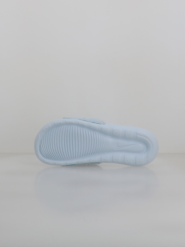 Claquettes victori one slide print bleu femme - Nike