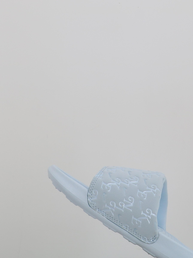 Claquettes victori one slide print bleu femme - Nike