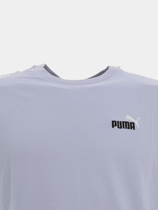 T-shirt essential color petit logo lila violet homme - Puma