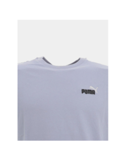 T-shirt essential color petit logo lila violet homme - Puma