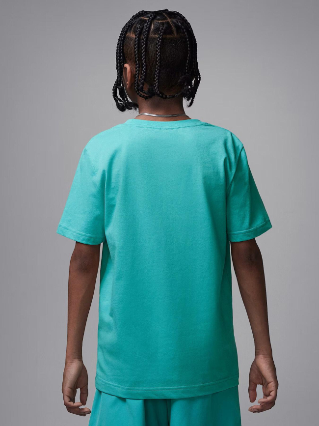 T-shirt à manches courtes jumpman air turquoise enfant - Jordan