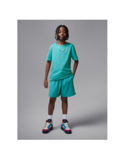 T-shirt à manches courtes jumpman air turquoise enfant - Jordan