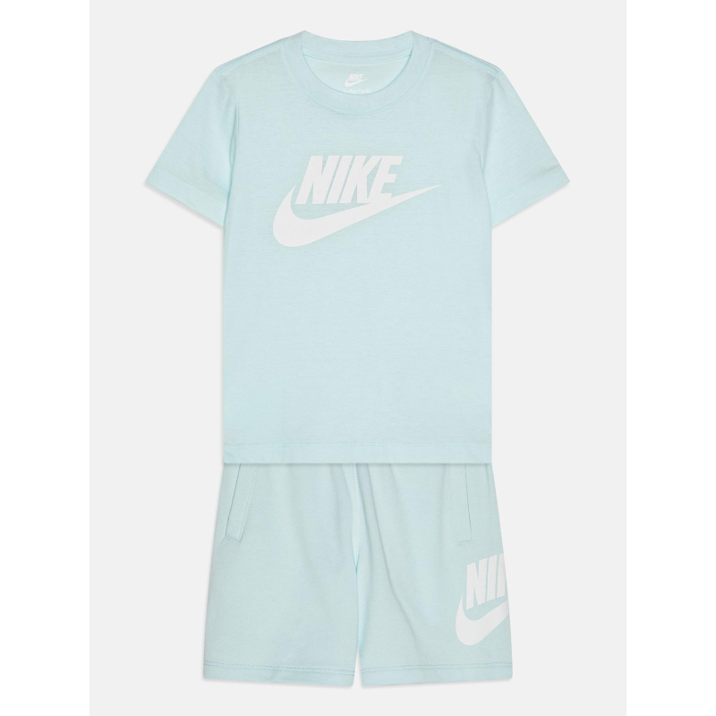Ensemble t-shirt et short club bleu ciel enfant - Nike