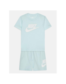 Ensemble t-shirt et short club bleu ciel enfant - Nike