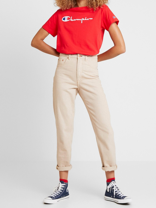 T-shirt à manches courtes crewneck rouge enfant - Champion