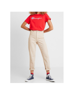 T-shirt à manches courtes crewneck rouge enfant - Champion