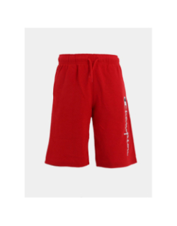 Bermuda à logo vertical brodé rouge enfant - Champion
