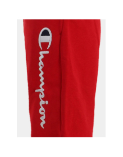 Bermuda à logo vertical brodé rouge enfant - Champion