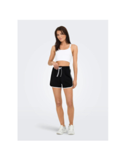 Short de sport fena noir blanc femme - Only Play