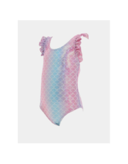 Maillot de bain 1 pièce ninon sirène rose fille - Lagon Bleu