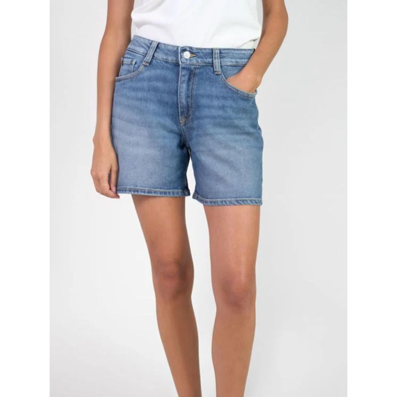 Short en jean muda bleu femme - Le Temps Des Cerises