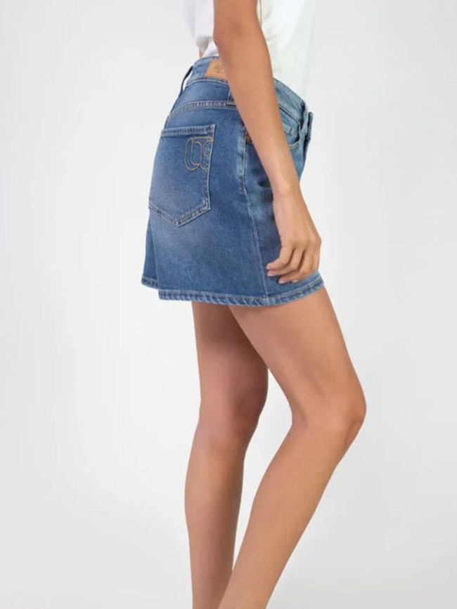 Short en jean muda bleu femme - Le Temps Des Cerises