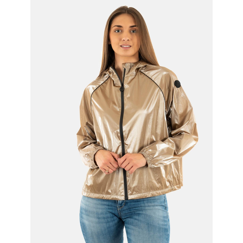 Veste coupe vent métallisé izumi cuivre femme - JOTT