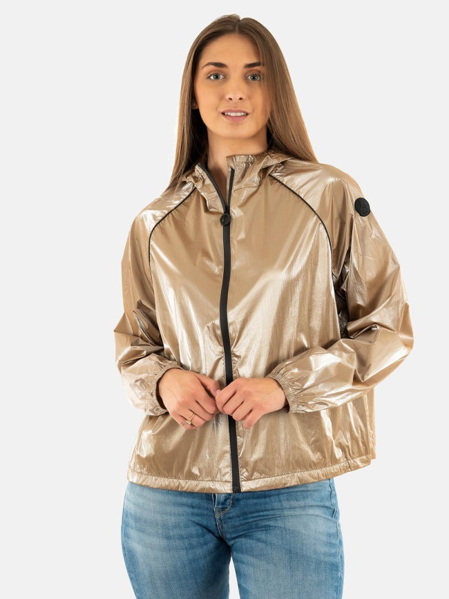 Veste coupe vent métallisé izumi cuivre femme - JOTT