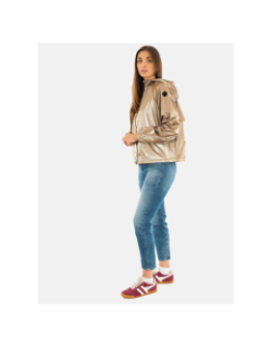 Veste coupe vent métallisé izumi cuivre femme - JOTT