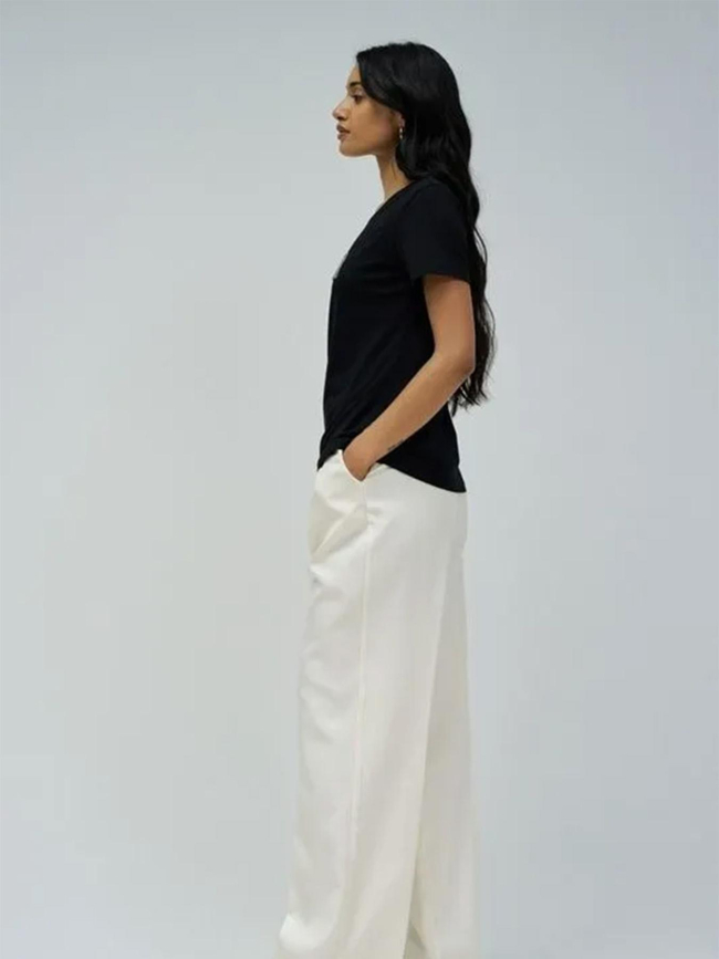 T-shirt logo perlé noir femme - Salsa