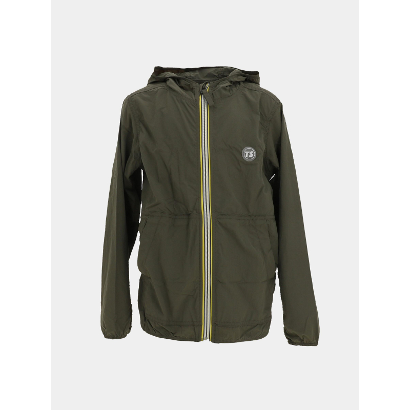 Coupe vent déperlant b-horten kaki garçon - Teddy Smith