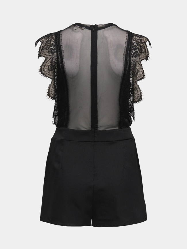 Combishort dentelle eduna noir femme - Only