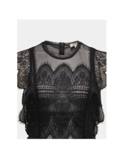 Combishort dentelle eduna noir femme - Only