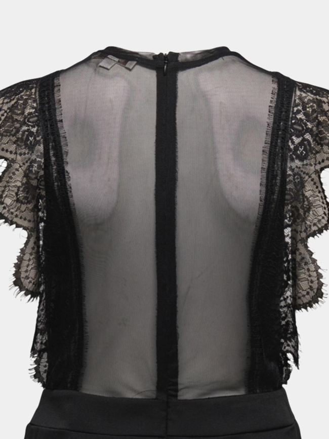 Combishort dentelle eduna noir femme - Only