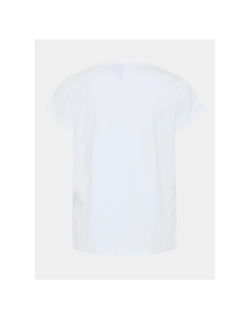 T-shirt col v serima dancing queen blanc femme - Pieces