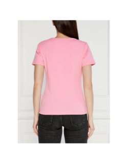 T-shirt uni deloris bright rose femme - Hugo