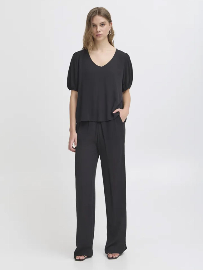 T-shirt ample marrakech noir femme - Ichi