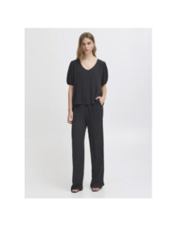 T-shirt ample marrakech noir femme - Ichi