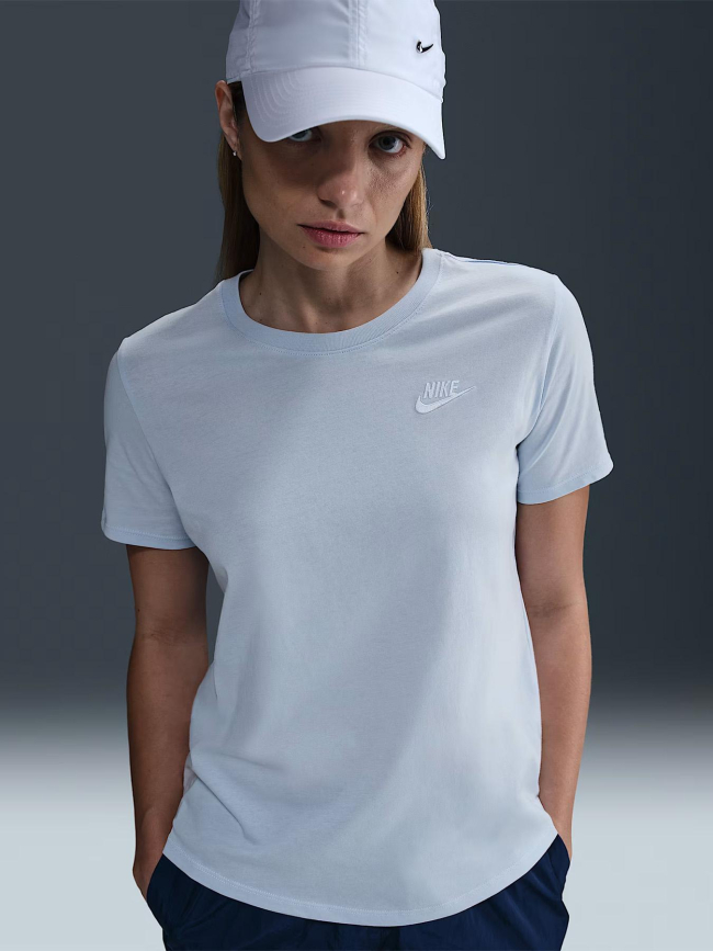 T-shirt nsw club bleu clair femme - Nike