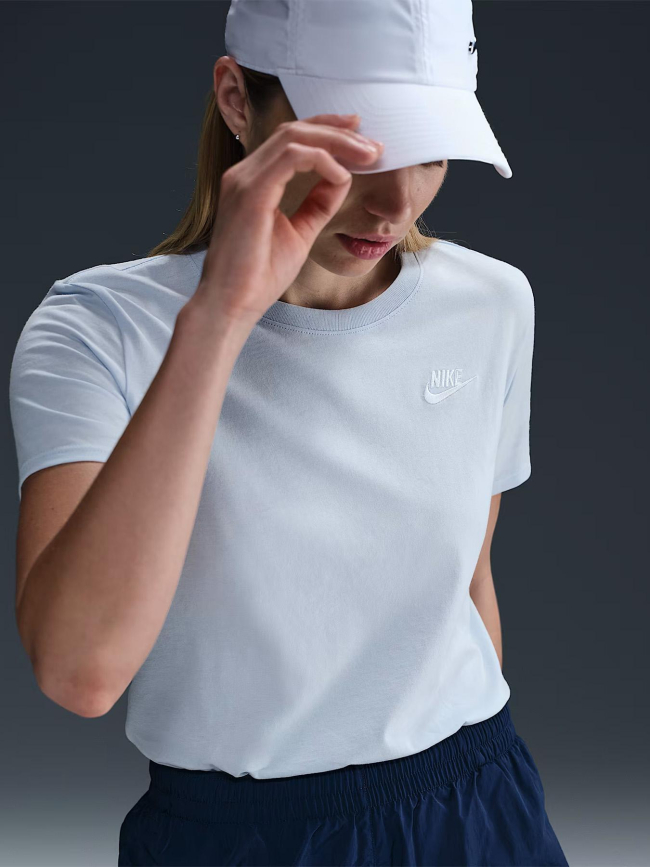 T-shirt nsw club bleu clair femme - Nike