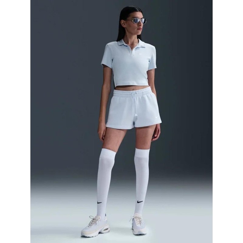 Short jogging nsw phoenix fleece bleu clair femme - Nike