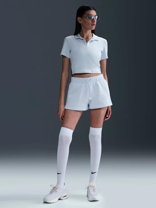 Short jogging nsw phoenix fleece bleu clair femme - Nike