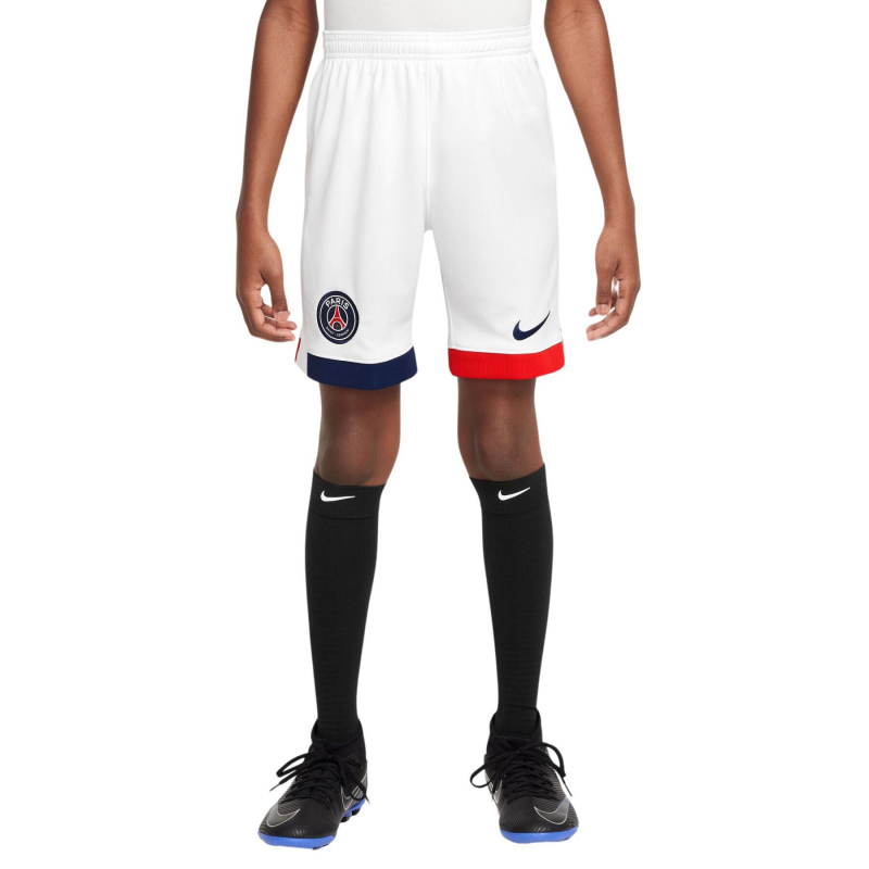 Short de foot replica psg stadium exterieur 24/25 blanc enfant - Nike
