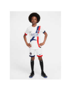 Short de foot replica psg stadium exterieur 24/25 blanc enfant - Nike