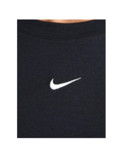 T-shirt crop slim nsw noir fille - Nike