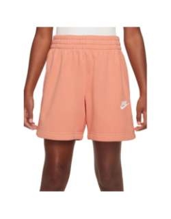 Short jogging nsw club orange fille -  Nike