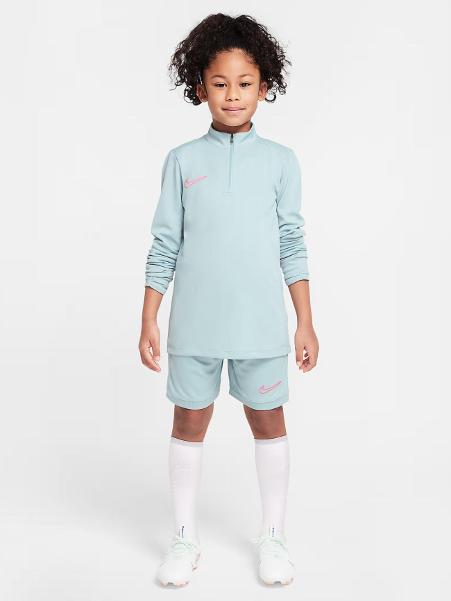 Short de football academy 25 bleu gris enfant - Nike