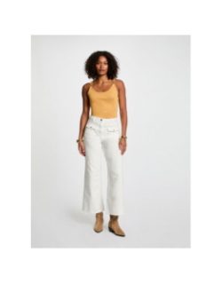 Débardeur pailleté didoni jaune femme - Morgan