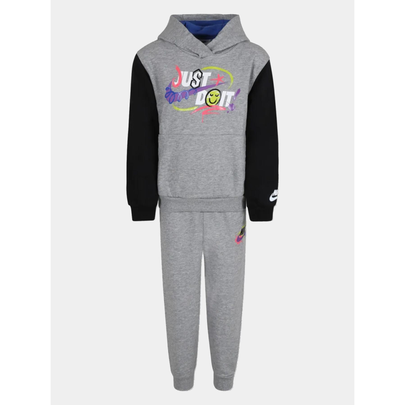 Ensemble sweat et jogging express yourself gris bébé - Nike