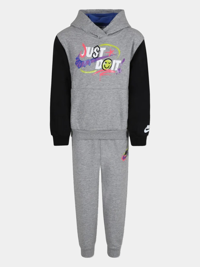 Ensemble sweat et jogging express yourself gris bébé - Nike