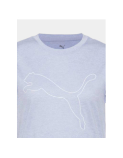 T-shirt tad essential logo violet femme - Puma