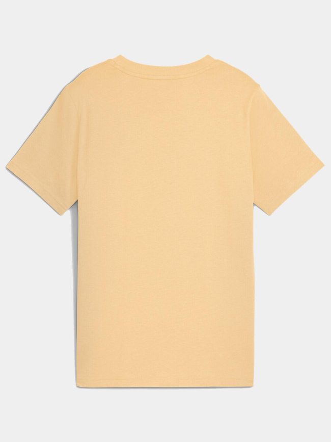 T-shirt essential 2 color no.1 logo orange enfant - Puma